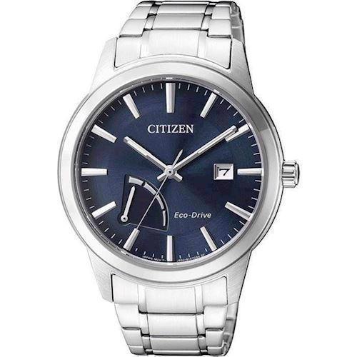 Image of Power Reserve mat og blank rustfri stål quartz med Eco-Drive Herre ur fra Citizen, AW7010-54L